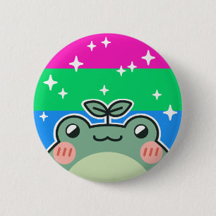 Fahne für polysexuelle LGBT Button