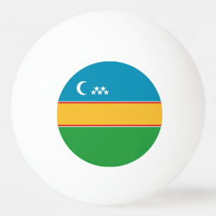 Fahne Karakalpakstan Tischtennisball
