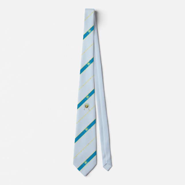 Fahne "La Plata stripes" Krawatte (Vorderseite)