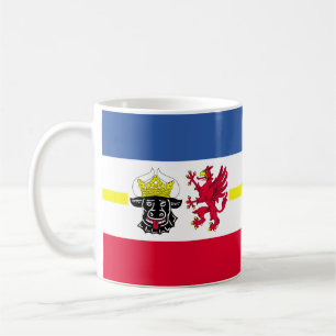 Fahne Mecklenburg-Western Pommern Kaffee Tasse