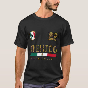 Fahne "Mexico Jersey Futbol Soccer" T-Shirt