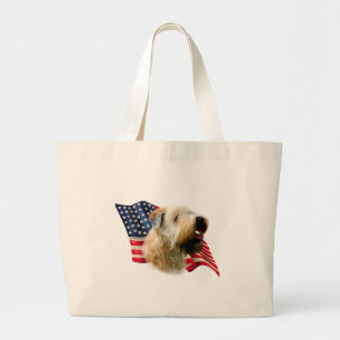 Fahne mit weichem Wheaten Terrier Jumbo Stoffbeutel