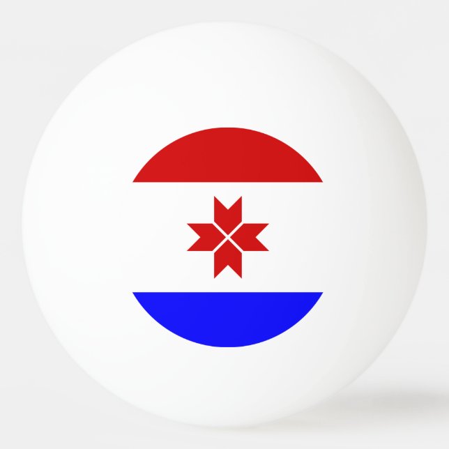 Fahne Mordovia Tischtennisball (Vorderseite)