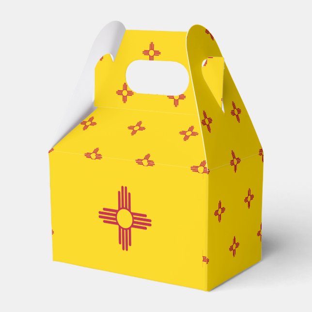 Fahne "New Mexico" Geschenkschachtel (Rückseite)