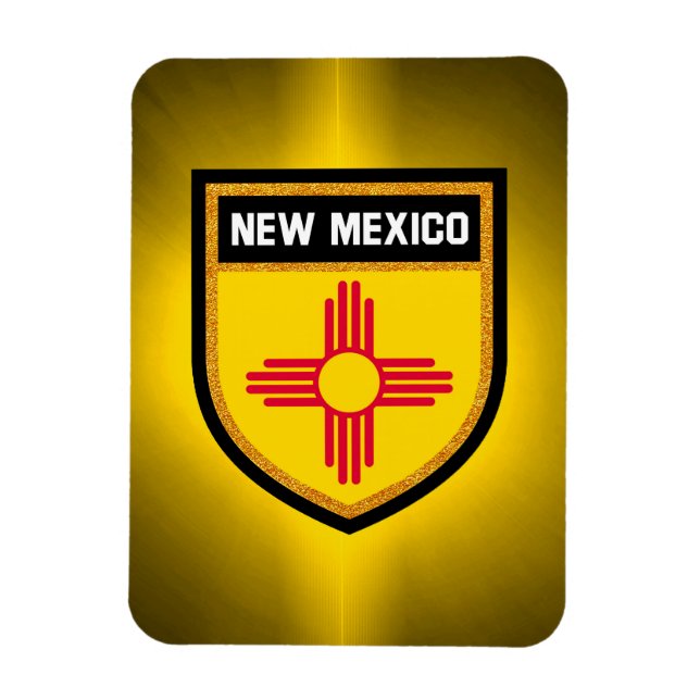 Fahne "New Mexico" Magnet (Vertikal)
