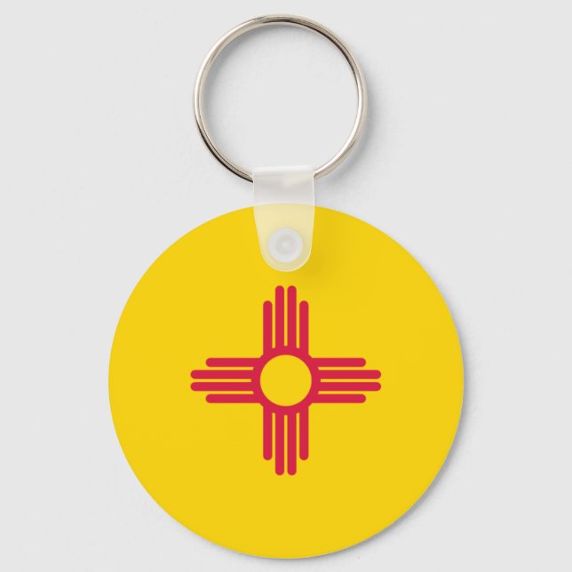 Fahne "New Mexico" Schlüsselanhänger (Vorderseite)