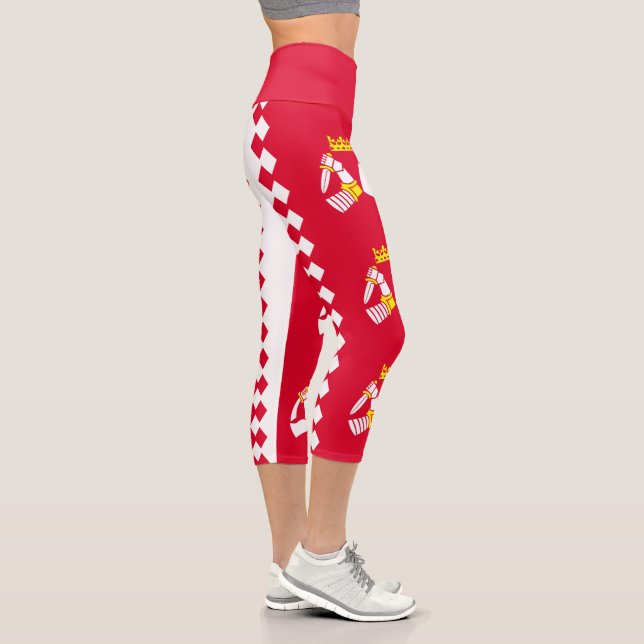 Fahne Nord Karelia Capri Leggings (Rechts)