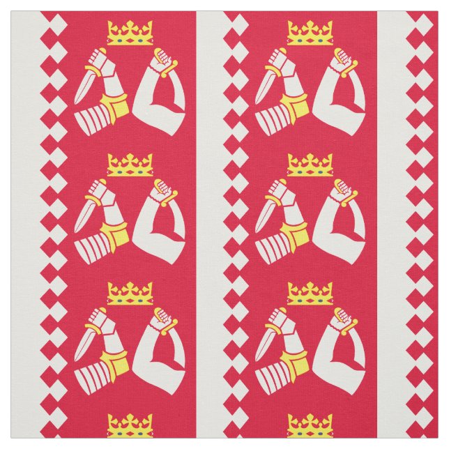 Fahne Nord Karelia Stoff (Muster)