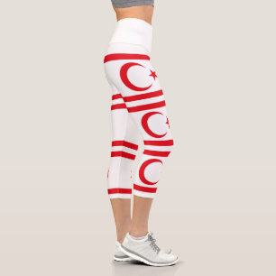 Fahne Nordzypern Capri Leggings