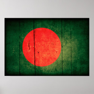 Fahne "Old Wood Bangladesh" Poster