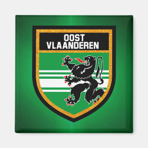 Fahne Ostflandern Magnet
