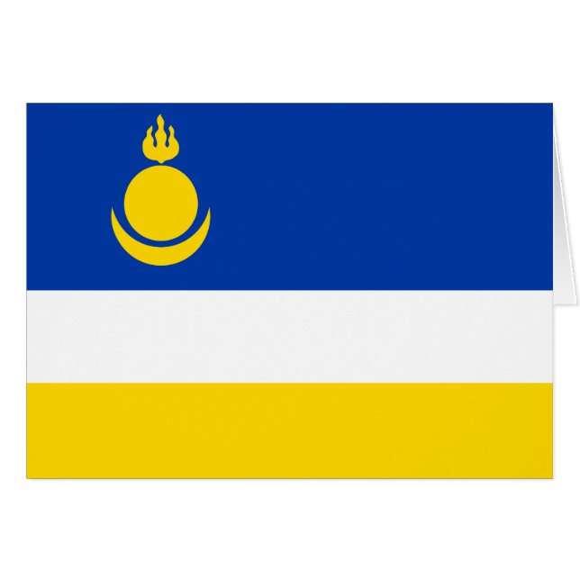 Fahne Patriotic Buryatia (Vorderseite (Horizontal))