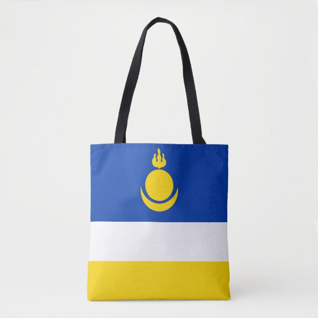 Fahne Patriotic Buryatia Tasche (Vorderseite)