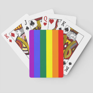 Fahne Regenbogen-Spielkarten Spielkarten