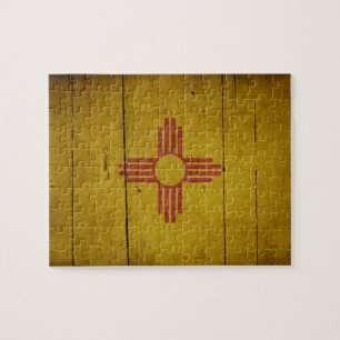 Fahne "Rugged Wood New Mexico"