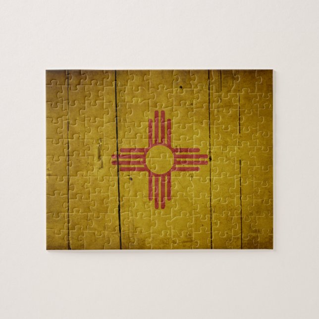 Fahne "Rugged Wood New Mexico" (Horizontal)