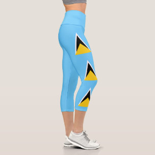 Fahne Saint Lucia Capri Leggings