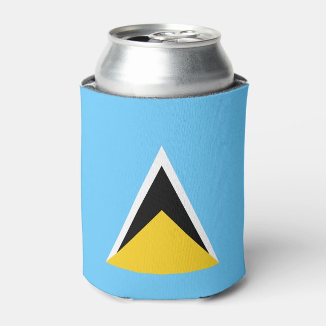 Fahne Saint Lucia Dosenkühler (Kanne Vorderseite)