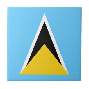 Fahne Saint Lucia Fliese