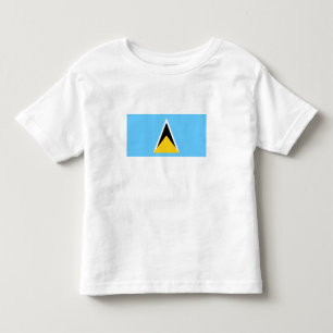 Fahne Saint Lucia Kleinkind T-shirt