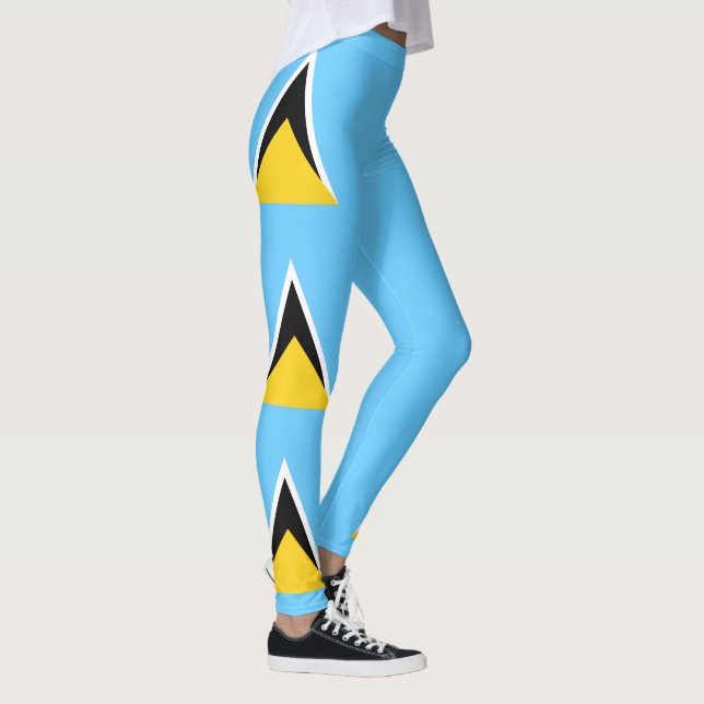 Fahne Saint Lucia Leggings (Rechts)