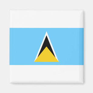 Fahne Saint Lucia Magnet