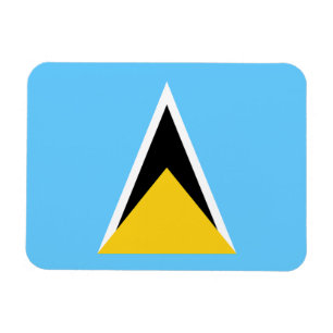 Fahne Saint Lucia Magnet