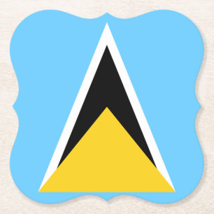 Fahne Saint Lucia Untersetzer