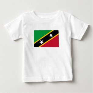 Fahne St. Kitts und Nevis Baby T-shirt