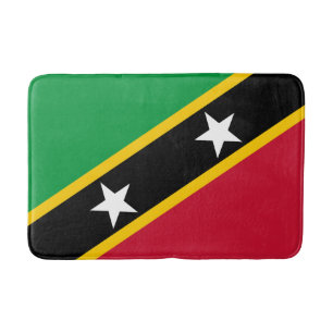 Fahne St. Kitts und Nevis Badematte