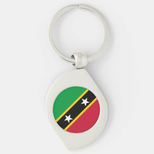 Fahne St. Kitts und Nevis Schlüsselanhänger