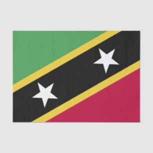 Fahne St. Kitts und Nevis Seidenpapier