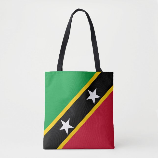 Fahne St. Kitts und Nevis Tasche (Vorderseite)