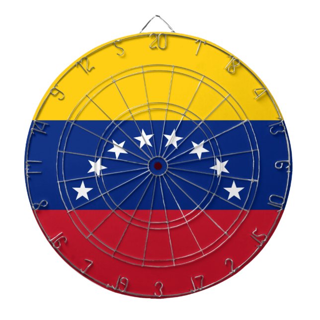 Fahne Venezuela Dartscheibe (vorne)