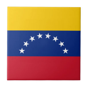 Fahne Venezuela Fliese