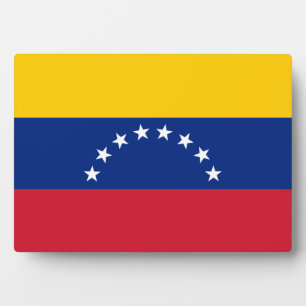Fahne Venezuela Fotoplatte