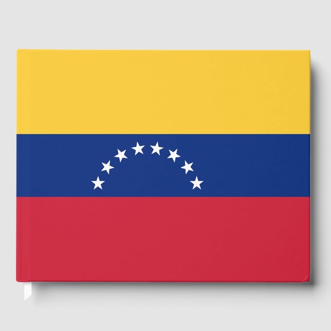 Fahne Venezuela Gästebuch (Vorderseite)