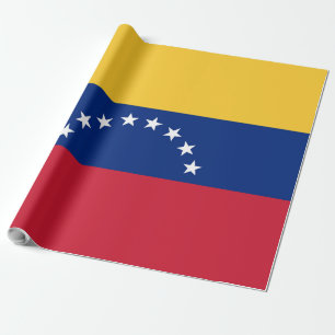 Fahne Venezuela Geschenkpapier