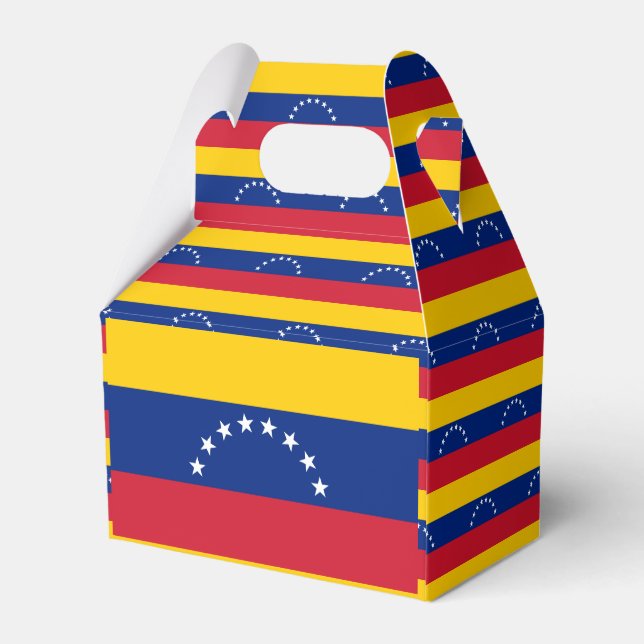 Fahne Venezuela Geschenkschachtel (Rückseite)