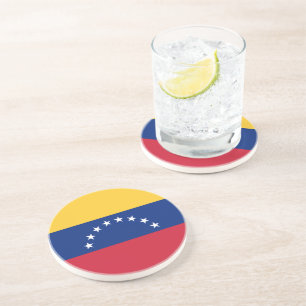 Fahne Venezuela Getränkeuntersetzer