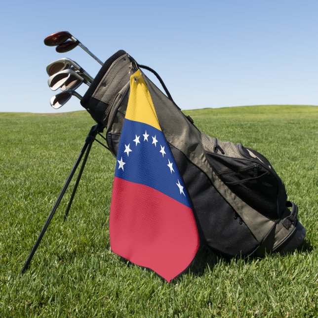 Fahne Venezuela Golfhandtuch (Gras)