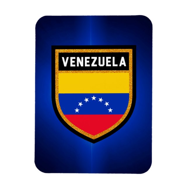 Fahne Venezuela Magnet (Vertikal)