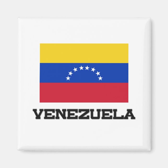 Fahne Venezuela Magnet (Vorne)