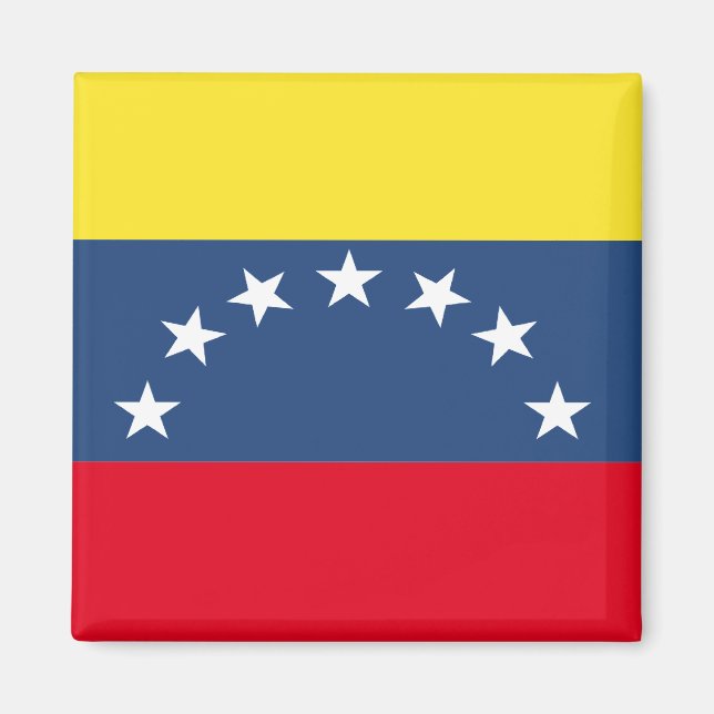 Fahne Venezuela Magnet (Vorne)