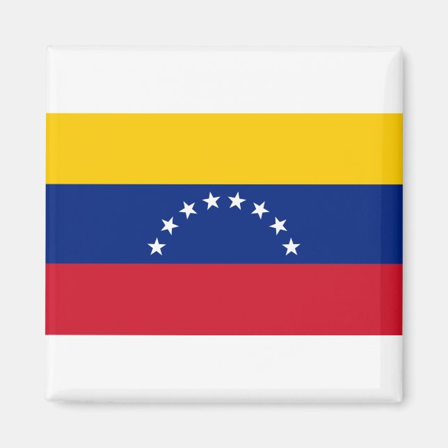 Fahne Venezuela Magnet (Vorne)