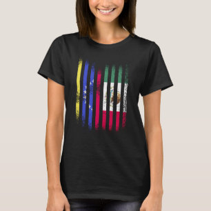 Fahne Venezuela Mexiko Land Flaggen Streifen T-Shirt