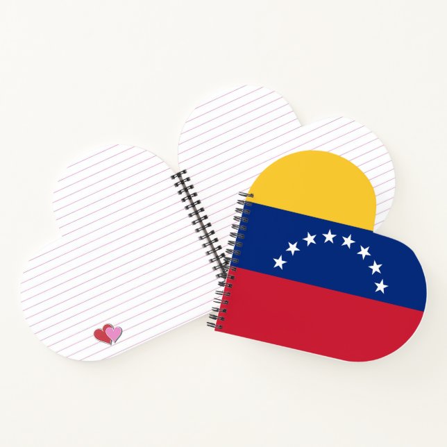 Fahne Venezuela Notizbuch (Innenseite)