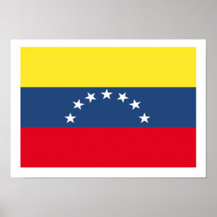 Fahne Venezuela Poster