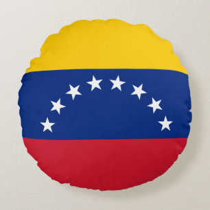 Fahne Venezuela Rundes Kissen