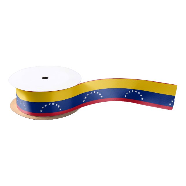 Fahne Venezuela Satinband (Spule)